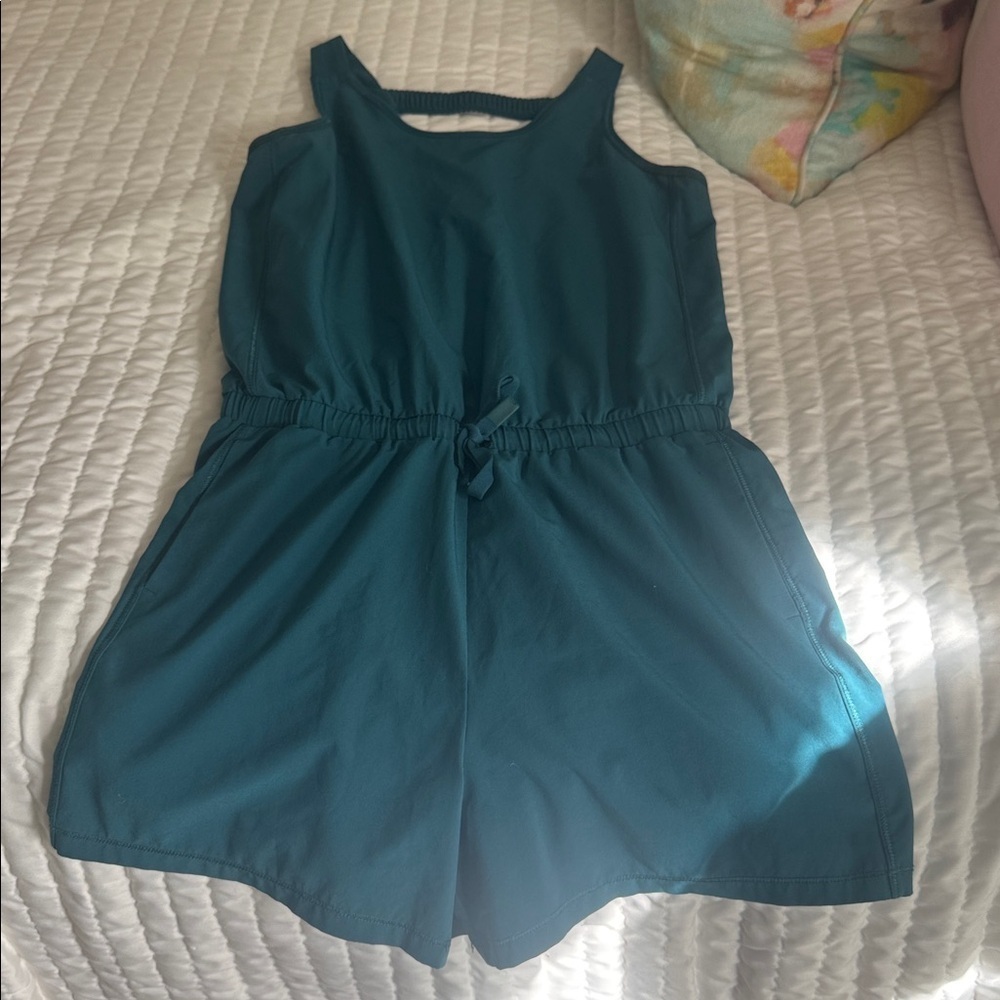 All in Motion Turquoise Sleeveless romper